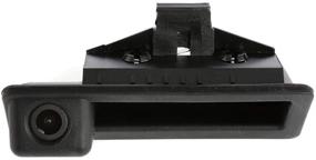 img 3 attached to 🚗 Partol HD Камера заднего вида для автомобиля CCD с ярким цветом рукоятки для BMW E60 E61 E70 E71 E72 E82 E88 E84 E90 E91 E92 E93 1 3 5 X5 X1 X6 320i 335i: Улучшенная видимость и безопасность для вашего BMW