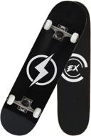 🛹 premium thmex pro skateboards – complete skateboard for beginners, kids, and adults – 7 layer canadian maple, double kick concave, ideal for standard rides and tricks logo