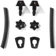 🚗 upgrade your vehicle's washer system with the universal windshield washer nozzle kit - perfect replacement for car, suv, pickup trucks logo