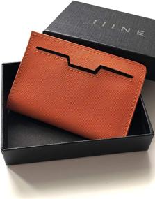 img 3 attached to 👔 The Ultimate Handmade Men's Accessories: Card Holder Protection, Wallets, and Money Organizers