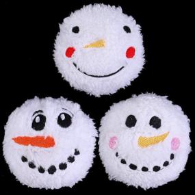 img 3 attached to Enchanting Snowball Snowmen Puppets: Lifelike Winter Fun with Puppet Theaters