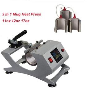 img 3 attached to 🔥 INTBUYING 3in1 Sublimation Mug Heat Press Transfer Machine for 11oz, 12oz, and 17oz Mugs - Sublimation Printing Press for Cups