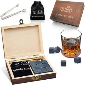 img 4 attached to MAKHISTORY Whiskey Stones Gift Set