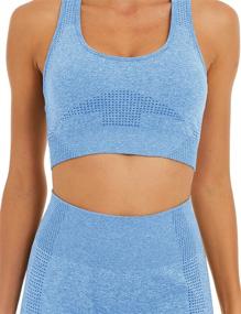 img 3 attached to Toplook Seamless Workout Outfits Shorts Sports & Fitness