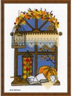 riolis autumn window counted stitch logo