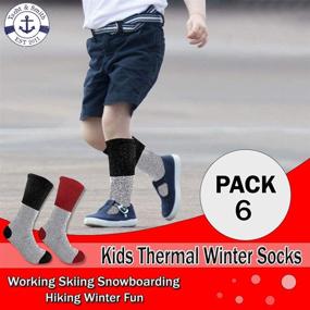 img 3 attached to Pairs Excell Thermal Socks Girls