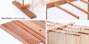 img 2 attached to 🍝 Hang and Dry Pasta with Ease: HAOKUNG Foldable Noodle Stand for Easy Kitchen Storage and Drying