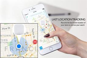 img 2 attached to 🔍 REF квадратный трекер предметов: одним нажатием найдите его, функция против потерь, двусторонний датчик потерь, бесшумный режим - найдите свой ключ, телефон, кошелек, сумочку, животное, рюкзак, ребенка, багаж и многое другое!