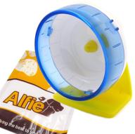 🐭 alfie pet - jones exercise running wheel: ideal for mouse, chinchilla, rat, gerbil & dwarf hamster - includes stand logo