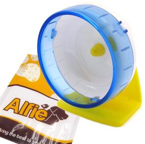 img 4 attached to 🐭 Alfie Pet - Jones Exercise Running Wheel: Ideal for Mouse, Chinchilla, Rat, Gerbil & Dwarf Hamster - Includes Stand