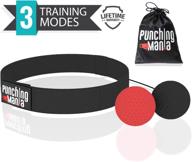 🥊 punching mania boxing reflex ball set for adults and kids – 2 pro punching fight balls on string for enhanced hand-eye coordination and cardio training, boxing workout equipment – bonus carry bag + replacement kit logo