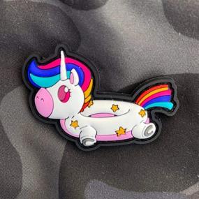 img 1 attached to 🦄 Unleash Your Inner Unicorn with TACOPSGEAR's 3D PVC Patch Swim Ring