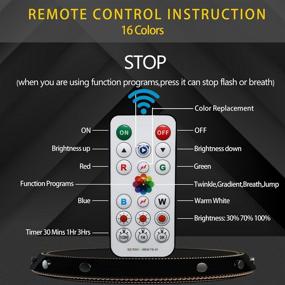 img 2 attached to 💡 GALLIA Battery Powered RGB Puck Lights: Dimmable, Wireless LED Under Cabinet Lighting with Remote - 3 Pack, Small-Black (4 Dynamic Modes, Timer Off Function)