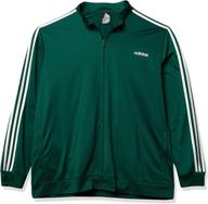 👕 adidas men's essentials 3-stripes tricot track top: classic style and performance logo