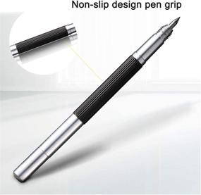 img 1 attached to 🔪 High Mohs Hardness Double Head Tungsten Carbide Tip Scriber - 4 Pack Engraving Pen Comparable to Diamond for Glass Metal Wood Ceramics Stone, Ideal for precise detailing (2.8)