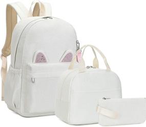 img 3 attached to ✨ Sparkle and Shine with Joymoze Stylish Shimmer School Backpacks