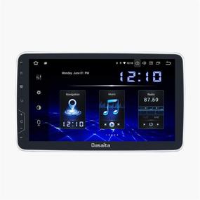 img 4 attached to 🚗 Dasaita 10.2" 360° Rotatable Double Din Android 10.0 Car Stereo for Any Vehicle - Radio, GPS, 4G RAM, 64G ROM, Navigation Dash Kit & Memory Card Included