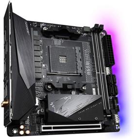 img 1 attached to 💻 Материнская плата GIGABYTE B550I AORUS PRO AX для игр - AM4 AMD/B550/Mini-ITX/Dual M.2/SATA 6Гбит/с/USB 3.2 Gen 1/WiFi 6/2.5 GbE LAN/PCIe 4.0/Realtek ALC1220-Vb/DisplayPort 1.4/2xHDMI 2.0B/RGB Fusion 2.0/DDR4