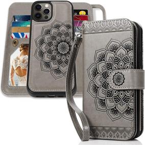 img 4 attached to CASEOWL Wallet Case Compatible For IPhone 12 Pro Max Cell Phones & Accessories