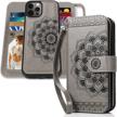 caseowl wallet case compatible for iphone 12 pro max cell phones & accessories logo