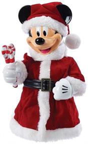 img 1 attached to 🎄 Kurt Adler 10-Inch Mickey Mouse Treetop/Tablepiece: Festive Disney Decor with Bendable Arms