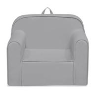 🪑 cozee chair for kids by delta children for ages 18 months and up in light grey logo