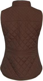 img 2 attached to 🧥 KOGMO Ladies' Zip Up Quilted Vest, Fully Lined, Lightweight, Sizes S-3X