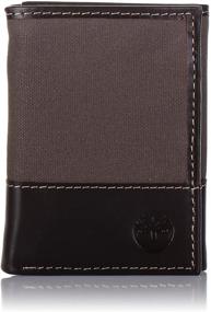 img 4 attached to 👝 Timberland Canvas Leather Trifold Wallet: Stylish Men's Accessory for Wallets, Card Cases & Money Organizers