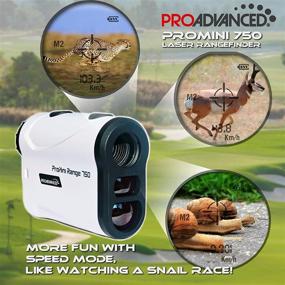 img 1 attached to 🎯 PROADVANCED ProMini 750 Laser Rangefinder - Ultimate Precision - PinLock Vibration - 1-Year Warranty - Golf & Hunting