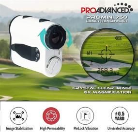 img 2 attached to 🎯 PROADVANCED ProMini 750 Laser Rangefinder - Ultimate Precision - PinLock Vibration - 1-Year Warranty - Golf & Hunting