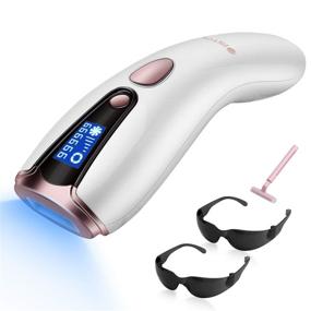 img 4 attached to 🏻 Permanent Painless Laser Hair Removal: Upgraded 999,999 Flashes At-Home Device for Women & Men - Facial & Whole Body