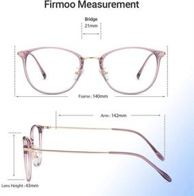 img 2 attached to Firmoo Blocking Reading Glasses，Anti Purple Clear