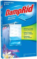🌸 damprid лаванда ванильный висящих впитыватель влаги для шкафов - 1 пакет, способствует более свежему, чистому воздуху логотип