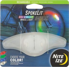 img 4 attached to 🚴 Nite Ize Spokelit Rechargeable Bicycle Spoke Light – Enhanced Visibility and Safety Cycling Light – Disc-O Select LED Choose Your Color – Single Pack