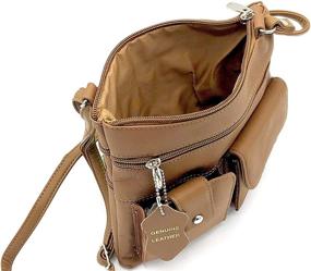 img 2 attached to 👜 Goson Women's Leather Crossbody Bags and Wallets - Travel Organizer Handbags for Women