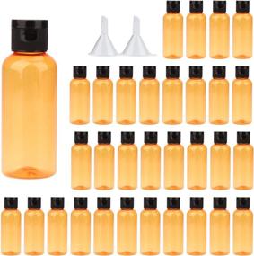 img 4 attached to Bottles Plastic Squeeze Silicone Containers Travel Accessories