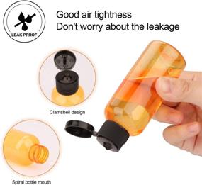 img 1 attached to Bottles Plastic Squeeze Silicone Containers Travel Accessories