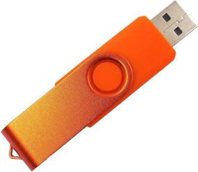 img 2 attached to 📸 Colorful USB3.0 4GB Flash Drives: Perfect Gifts for Students, Photo Studio Users, and University Photos (Orange)