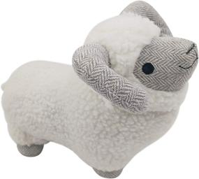 img 4 attached to 🐐 Fabric Animal Door Stopper: Decorative Doorstops for Goat Lovers! Perfect Book Stopper, Wall Protectors & Anti-Collision Gifts