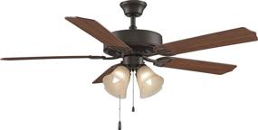 img 1 attached to Fanimation BP210BOB1 Aire Decor 4 LK Fan-Light Kit: 52-Inch Oil-Rubbed Bronze - The Perfect Combination of Elegance and Functionality