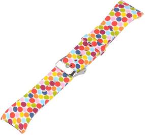 img 1 attached to 🌈 16-Color FitTurn Bands - Compatible with Samsung Gear Fit2/Gear Fit2 Pro Smart Fitness Band - Replacement Adjustable Silicone Straps with Colorful Patterns - for Samsung Gear Fit2/Gear Fit2 Pro