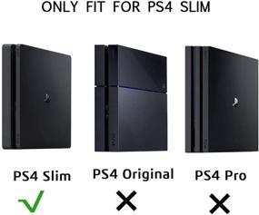 img 2 attached to Monzlteck PS4 Slim Wall Mount: Optimal Space Saving Solution, Customized for Perfect Fit, Effortless Installation