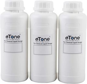 img 1 attached to Premium 3X 500ml Darkroom Chemical Storage Bottles: Ideal Film Photo Developing Equipment (White)