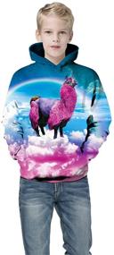 img 2 attached to 👕 GLUDEAR Novelty Hoodies Sweatshirts for Boys - Trendy Clothing and Fashionable Pullover Hoodies & Sweatshirts