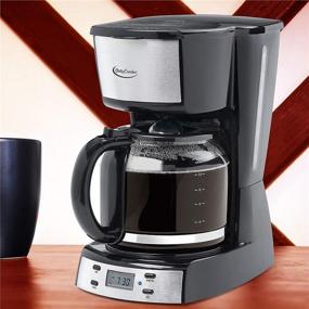 img 1 attached to Betty Crocker BC-2809CB: Sleek and Efficient 12-Cup Digital Coffee Maker