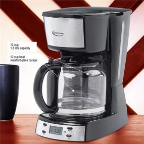 img 2 attached to Betty Crocker BC-2809CB: Sleek and Efficient 12-Cup Digital Coffee Maker