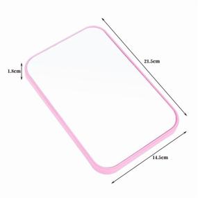 img 2 attached to JOLY Tabletop Vanity Makeup Mirror - 4 Color Options, Choose Your Favorite (Pink)