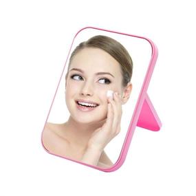 img 4 attached to JOLY Tabletop Vanity Makeup Mirror - 4 Color Options, Choose Your Favorite (Pink)