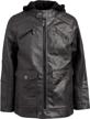 urban republic leather jacket fleece boys' clothing in jackets & coats logo
