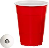 🥤 gobig giant red party cups combo packs - includes 4 xl pong balls - choose 110oz or 36oz sizes - perfect for beer pong, flip cup, or novelty use logo